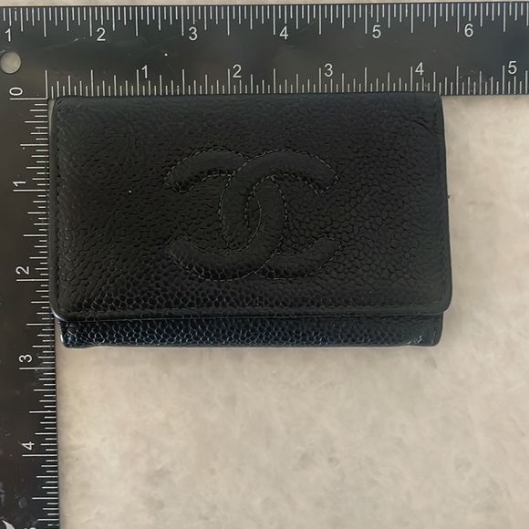 Key Wallet Caviar Black Gold hardware - Picture 8 of 10